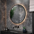 Miroir de salle de bain - 60cm - Cadre noir