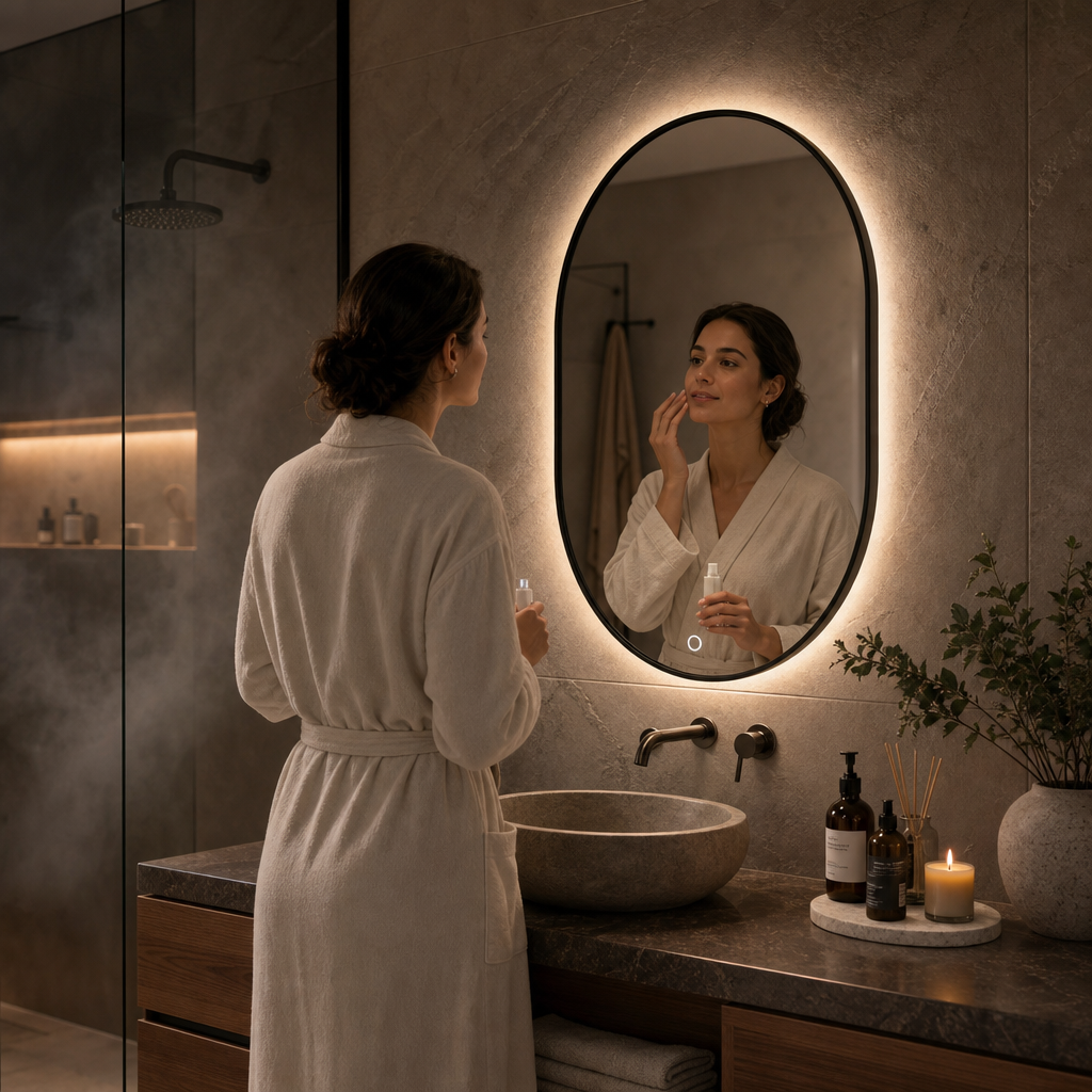 Miroir Salle de Bain Noir